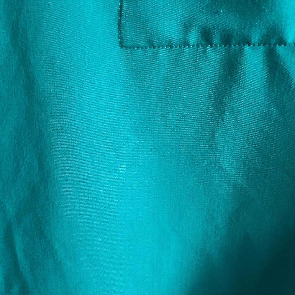 Fabletics Teal V-Neck Short-Sleeve Scrub Top S Single Pocket High-Performance - Picture 5 of 7